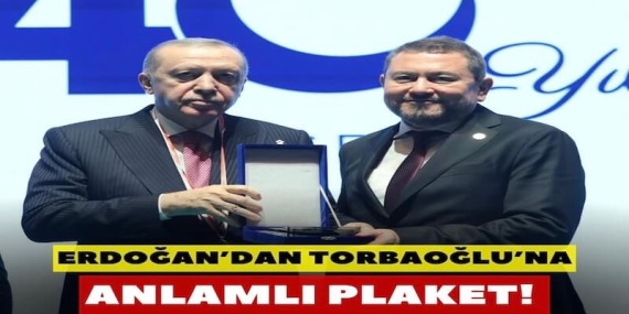 Erdoğan’dan İzmirli İş İnsanı Nazım Torbaoğlu’na Anlamlı Plaket