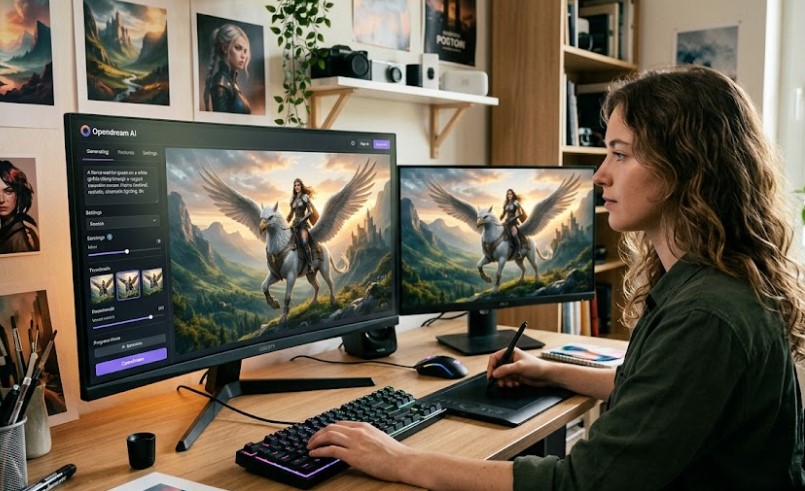 Guide to Opendream AI Art